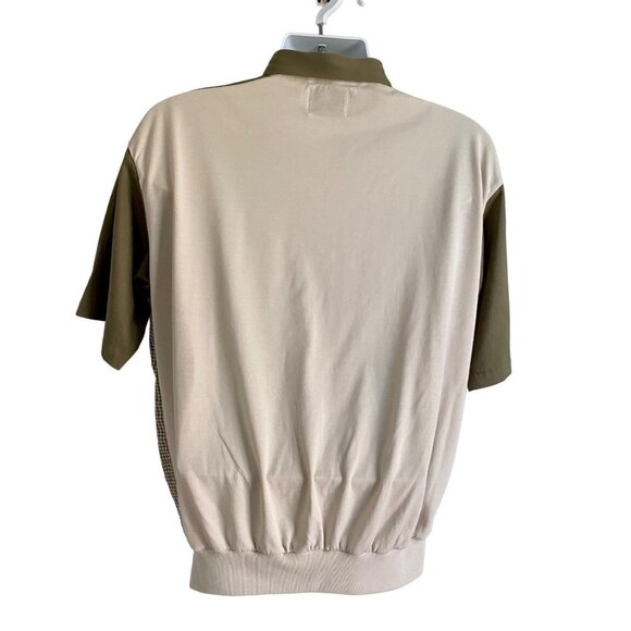 Milo International Short Sleeve Button Up Collar Banded Waist Shirt Men's XL - Picture 7 of 10